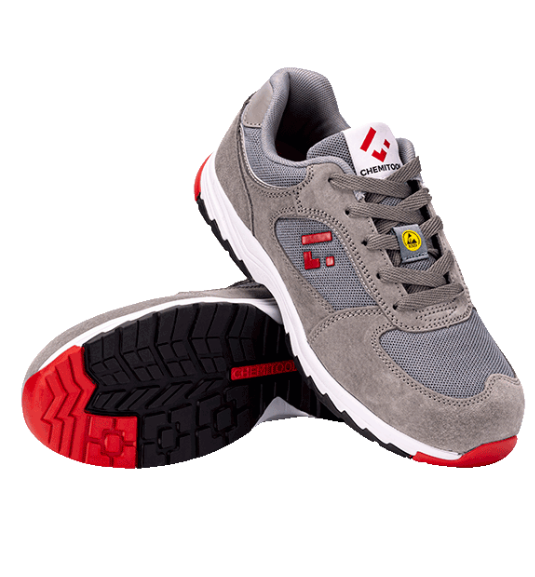 SAPATO SEGURANÇA DESPORTIVO DAYTONA CAMURÇA E MESH CINZA S3 HRO ESD #41