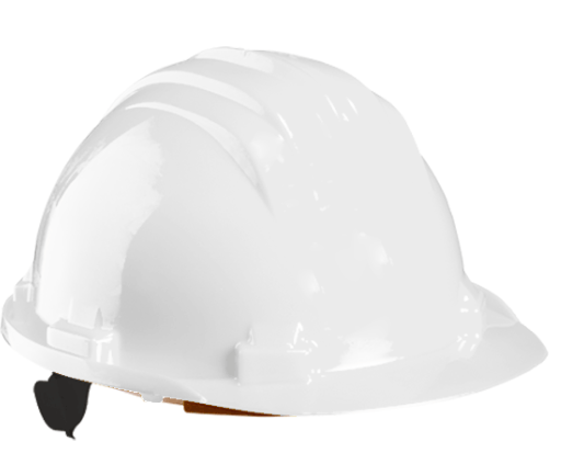 CAPACETE PROTEÇÃO HDPE 6P BRANCO REG. MANUAL