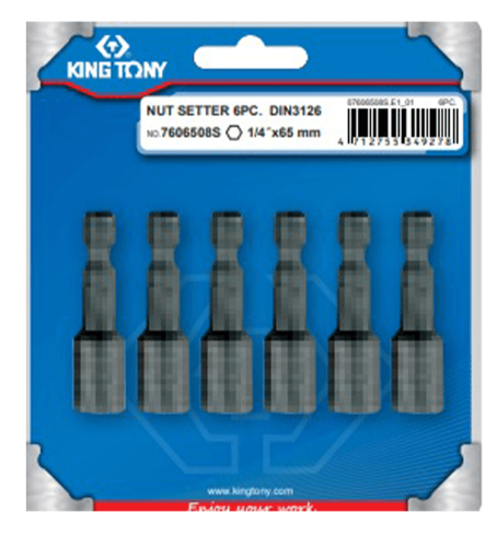 1/4" JOGO DE PONTAS 6MM (3/16")